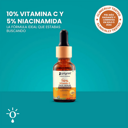 ¡EXCLUSIVO! 10% VITAMINA C ANTI-EDAD SERUM C-GLOW