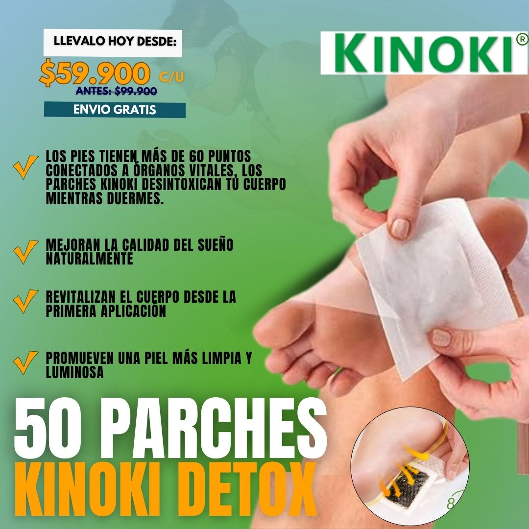 PARCHES DESINTOXICANTES |KINOKI®| X50