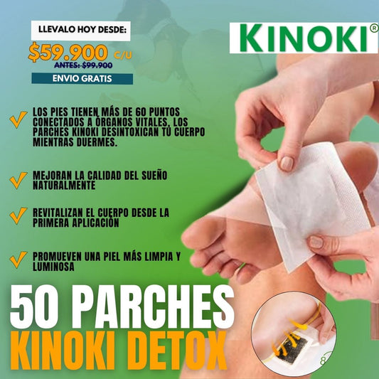 PARCHES DESINTOXICANTES |KINOKI®| X50